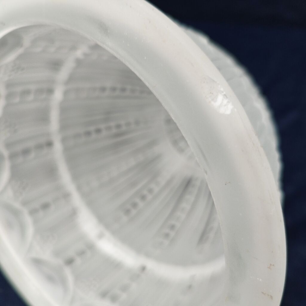 Art deco glass globe signed Muller 40s