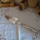 Antique art nouveau silver metal pie server