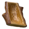 vide poche, en barbotine, en forme de tronc d arbre, signe LOITH, Vallauris made in france