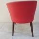 Fauteuil rouge mobitec design vintage