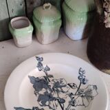 Assiette plate  pr trèmières