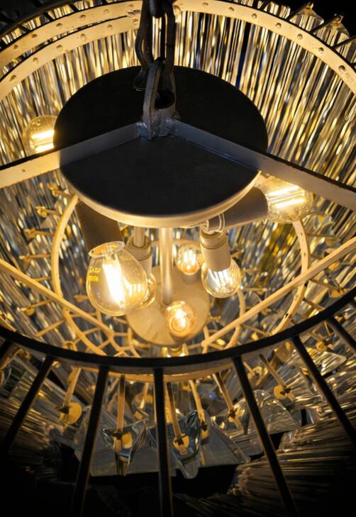 Monumental large chandelier Venini Murano glass 140cm
