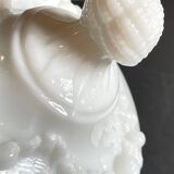 Vintage opaline glass candy dish