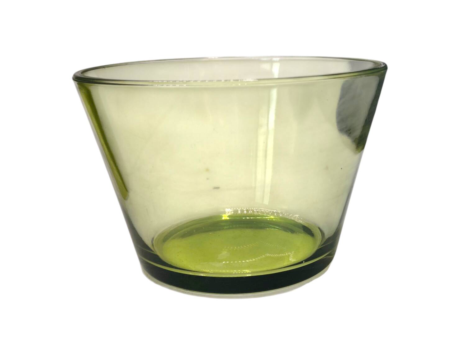 Lampe de table IKEA Gavik – Design en verre jaune-vert vibrant