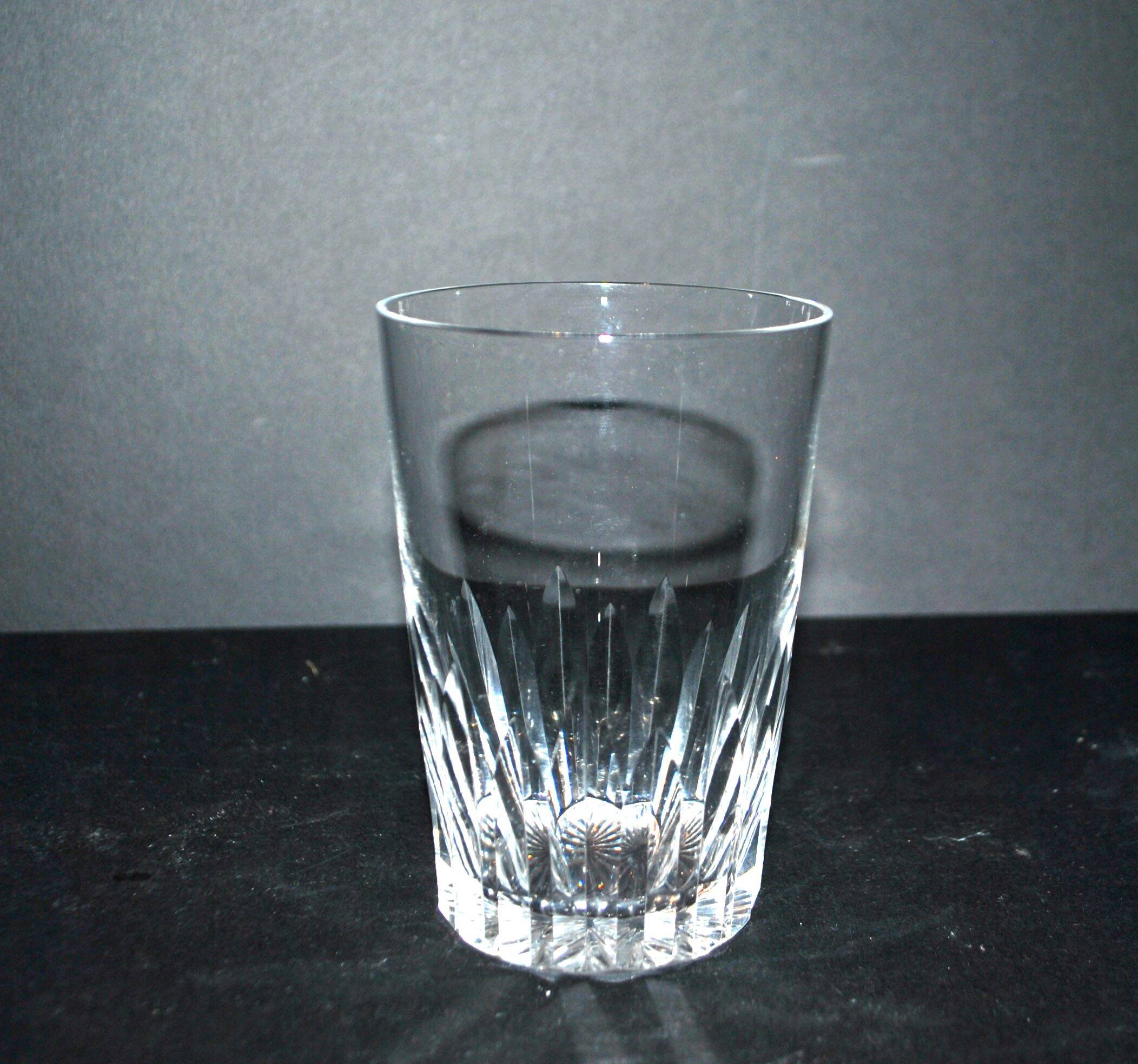 Baccarat spear cut crystal water glass tumbler