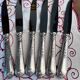 6 Ercuis silver-plated table knives