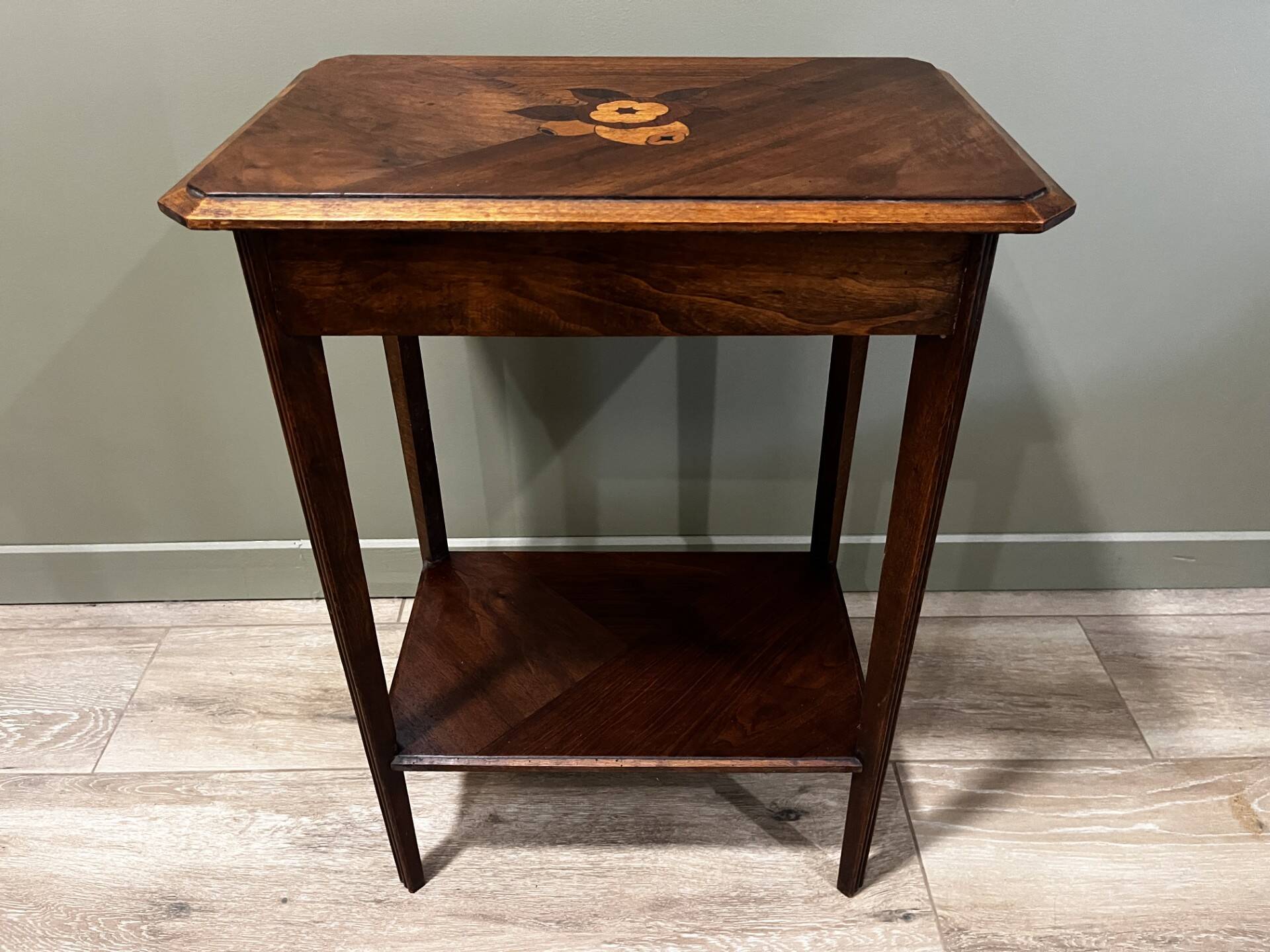 Marquetry stool