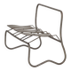 Sculptural metal bench / Artist's work dating from 2000