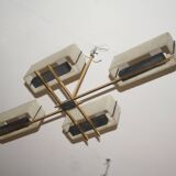 Arlus Paquebot chandelier / ceiling light 1950 "Maison Arlus".