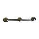 Metal wall coat rack