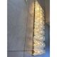 Luxury Italian Murano Glass Brass Wall Sconce / Flush Mount Fixture