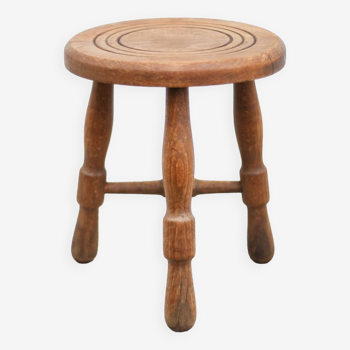 Vintage stool, wooden stool, side stool, plant holder