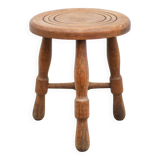 Tabouret vintage, tabouret bois, tabouret d'appoint, porte-plante