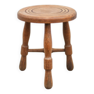 Vintage stool, wooden stool, side stool, plant holder