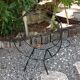 Black wrought iron plant holder 60