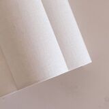 Pair of ecru linen wall lights