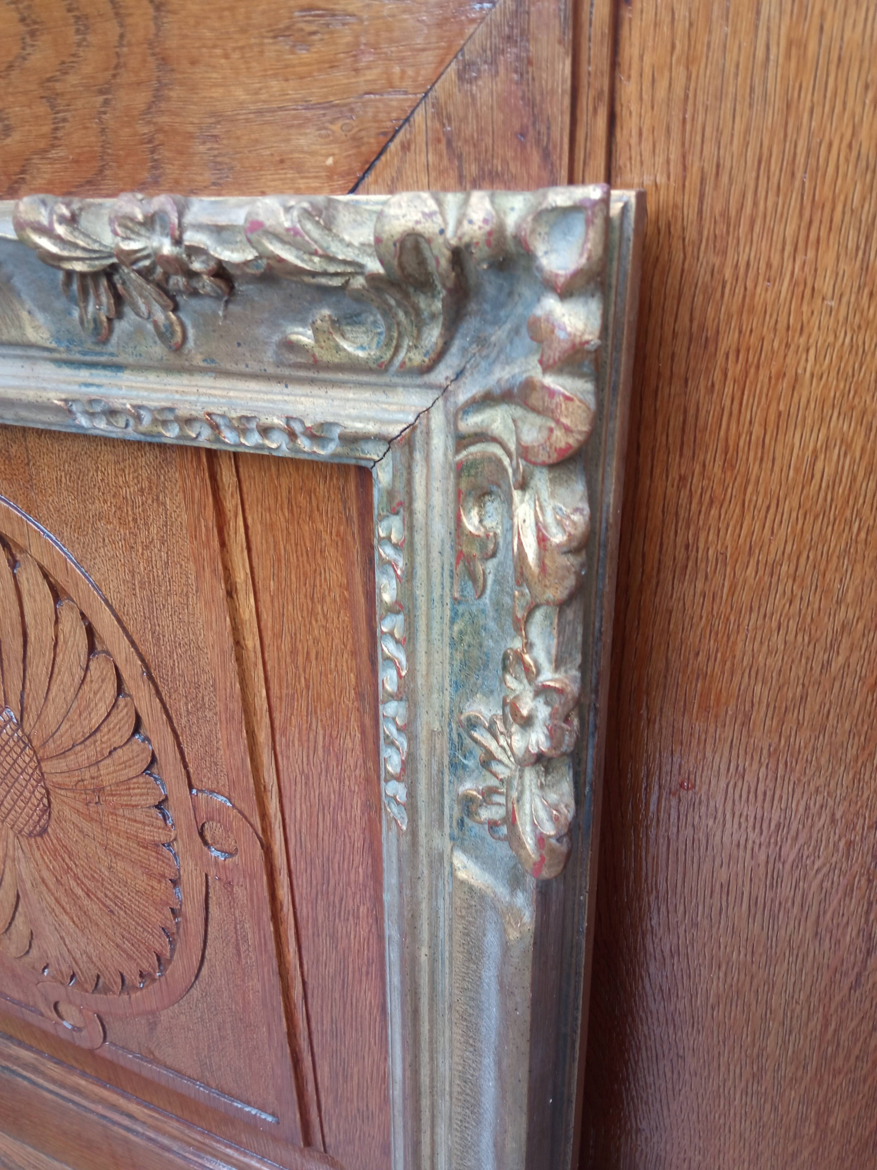 Louis XVI style Montparnasse frame gilded with leaf - 20P format