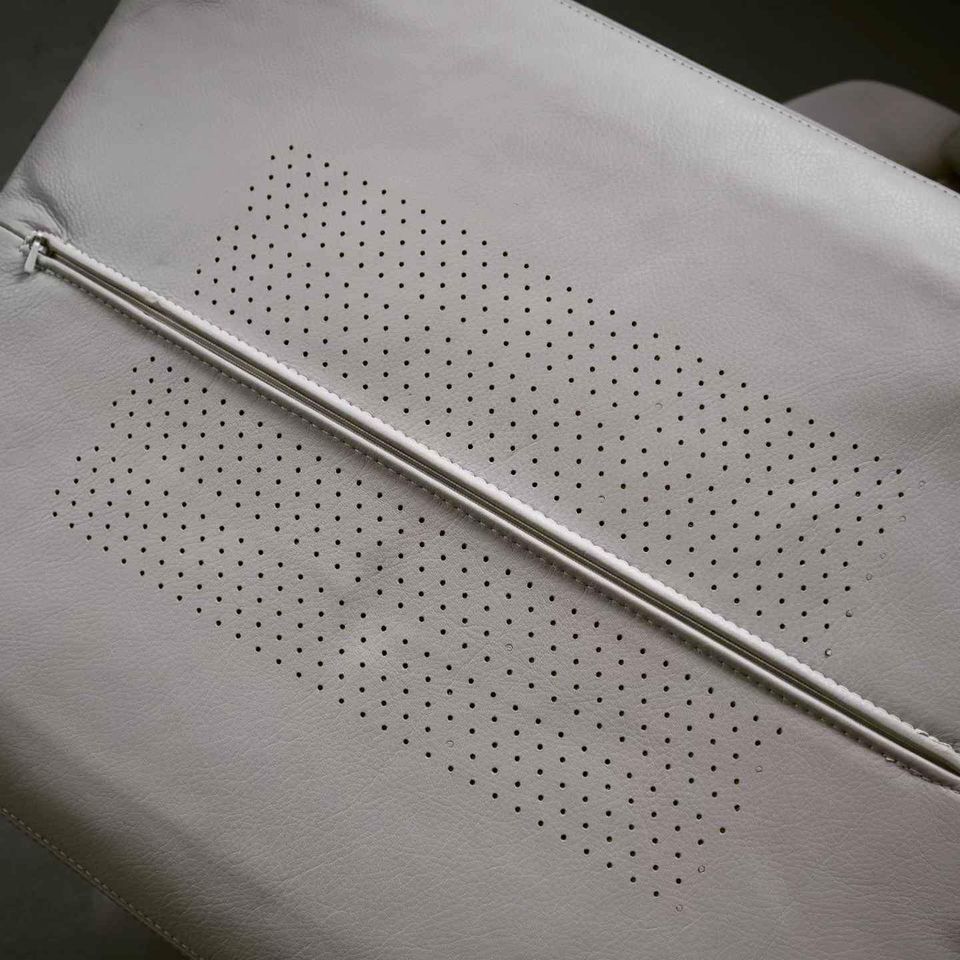 Leather "Swing" lounge chair with ottoman for COR Germany, 1960's