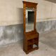 vintage 1970s walnut entrance locker room