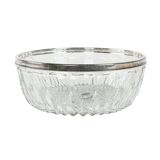 Crystal bowl, Italian design, 1960s, made in Italy