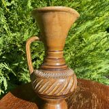 Handcrafted stoneware pitcher