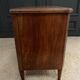 Louis XVI 18th century blond mahogany chest of drawers with three drawers