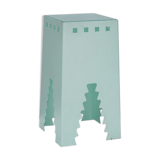 Postmodern metal table lamp around 1980