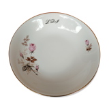 Round porcelain dish from Limoges