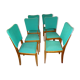 Set de 6 chaises des années 70