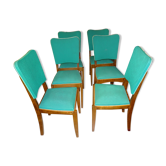 Set de 6 chaises des années 70