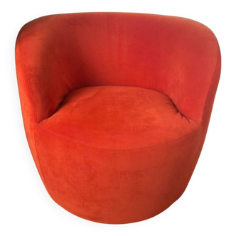 Fauteuil design Rico rouge Habitat