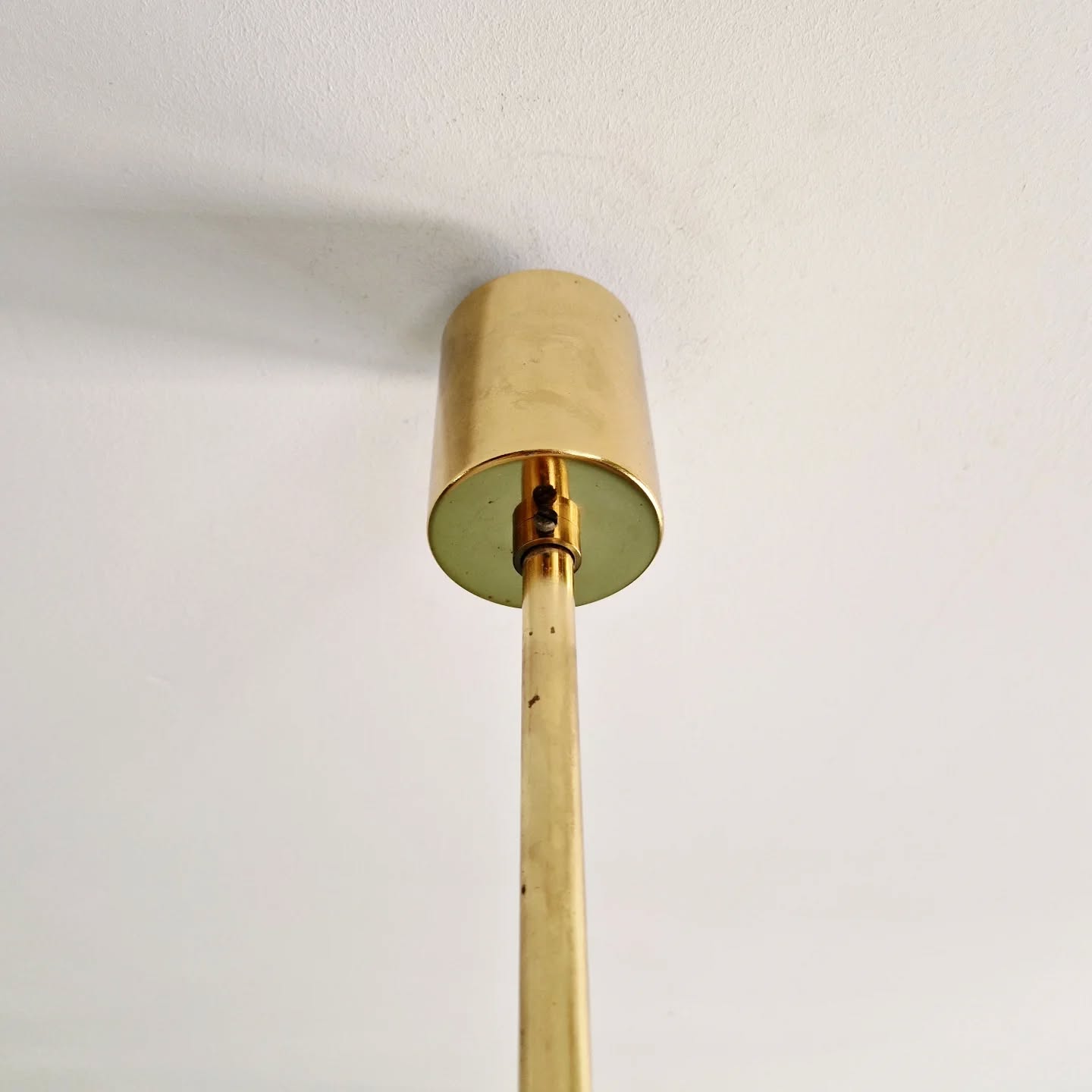 Large brass chandelier, design by Gaetano Sciolari, Boulanger, 1970.