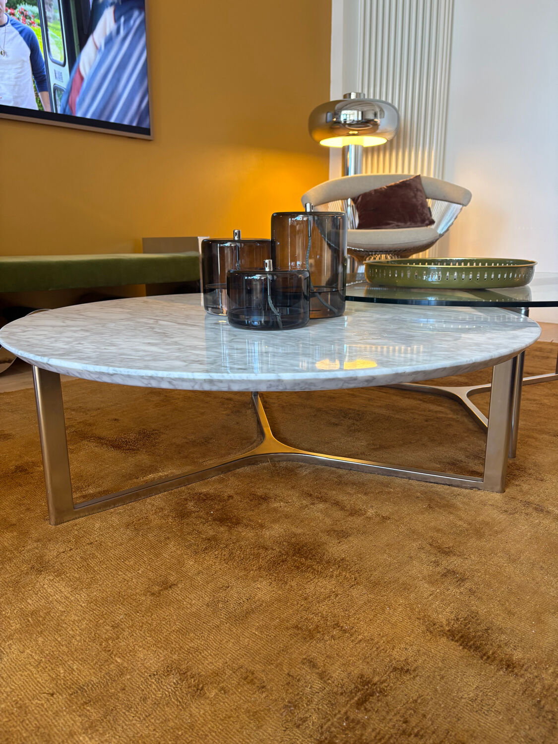 Marble coffee table