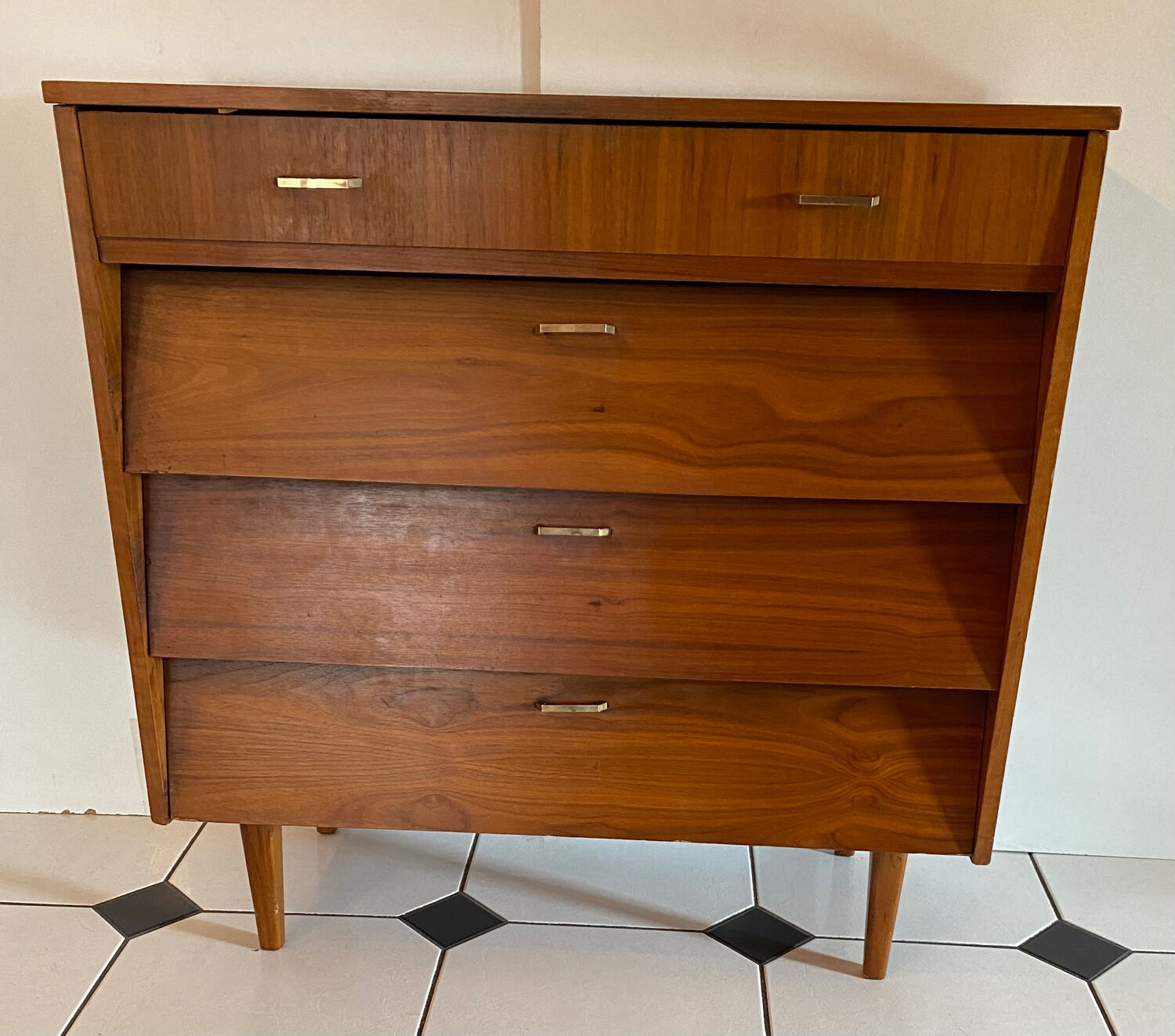 Vintage shoe cabinet 60s