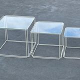 Pull out tables design Max Sauze, édited by Iscocèle