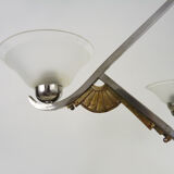 Art Deco chandelier Petitot with 5 lights, Atelier Petitot, year 20