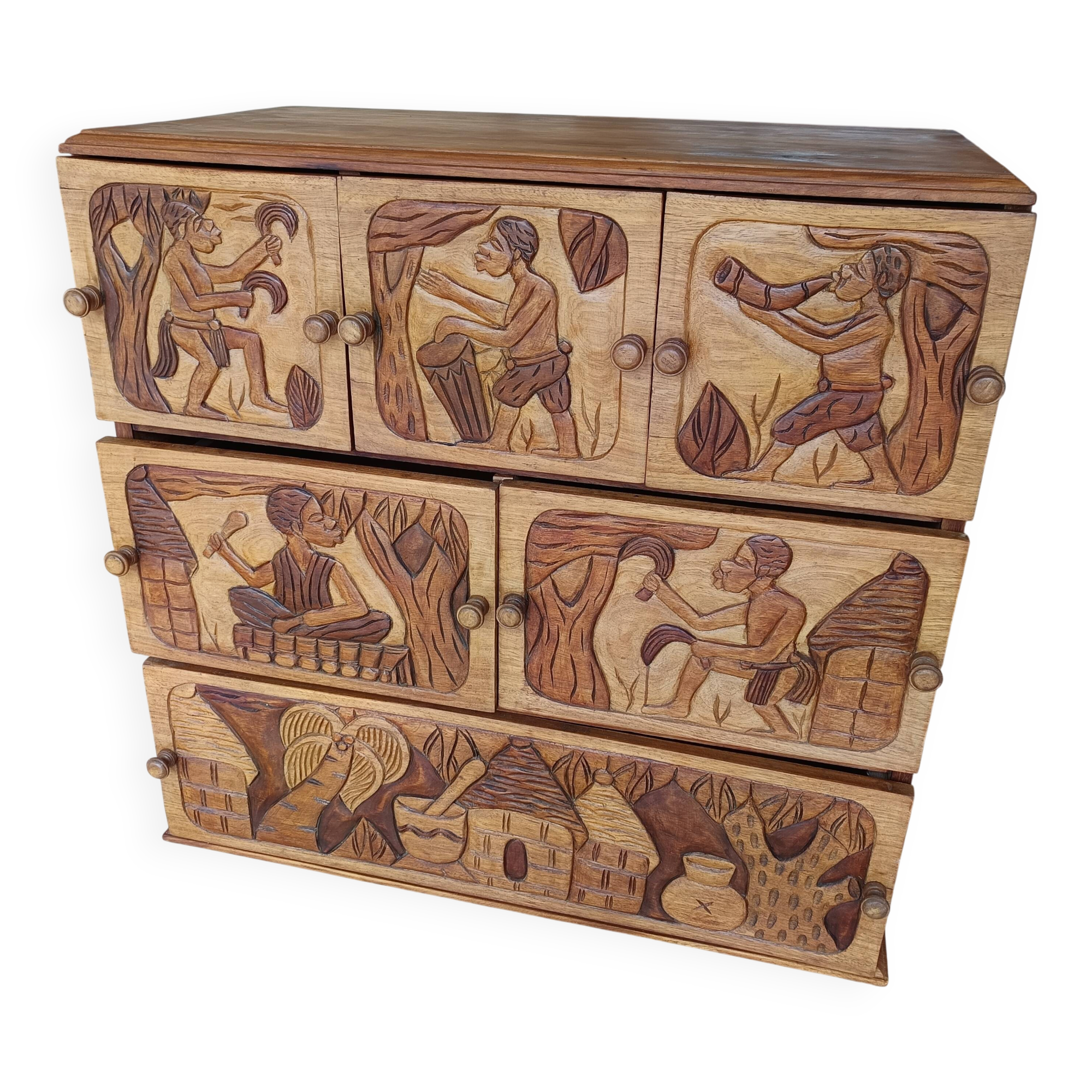 African drawer furniture