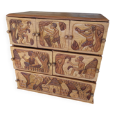 African drawer furniture