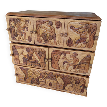 African drawer furniture