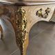 Louis XV style desk table in marquetry, Napoleon 1st period