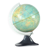 Illuminated plastic globe, Czechoslovakia 1960s