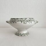 Soupière en terre de fer « Mimosas » Saint Amand et Hamage