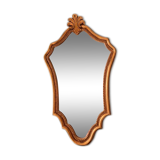 Miroir baroque en bois et patine or