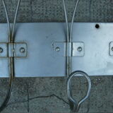 School or industrial wall-mounted door 7 double patères