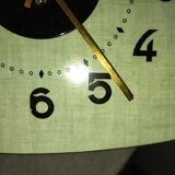Clock pendulum formica bistrot bar 60s