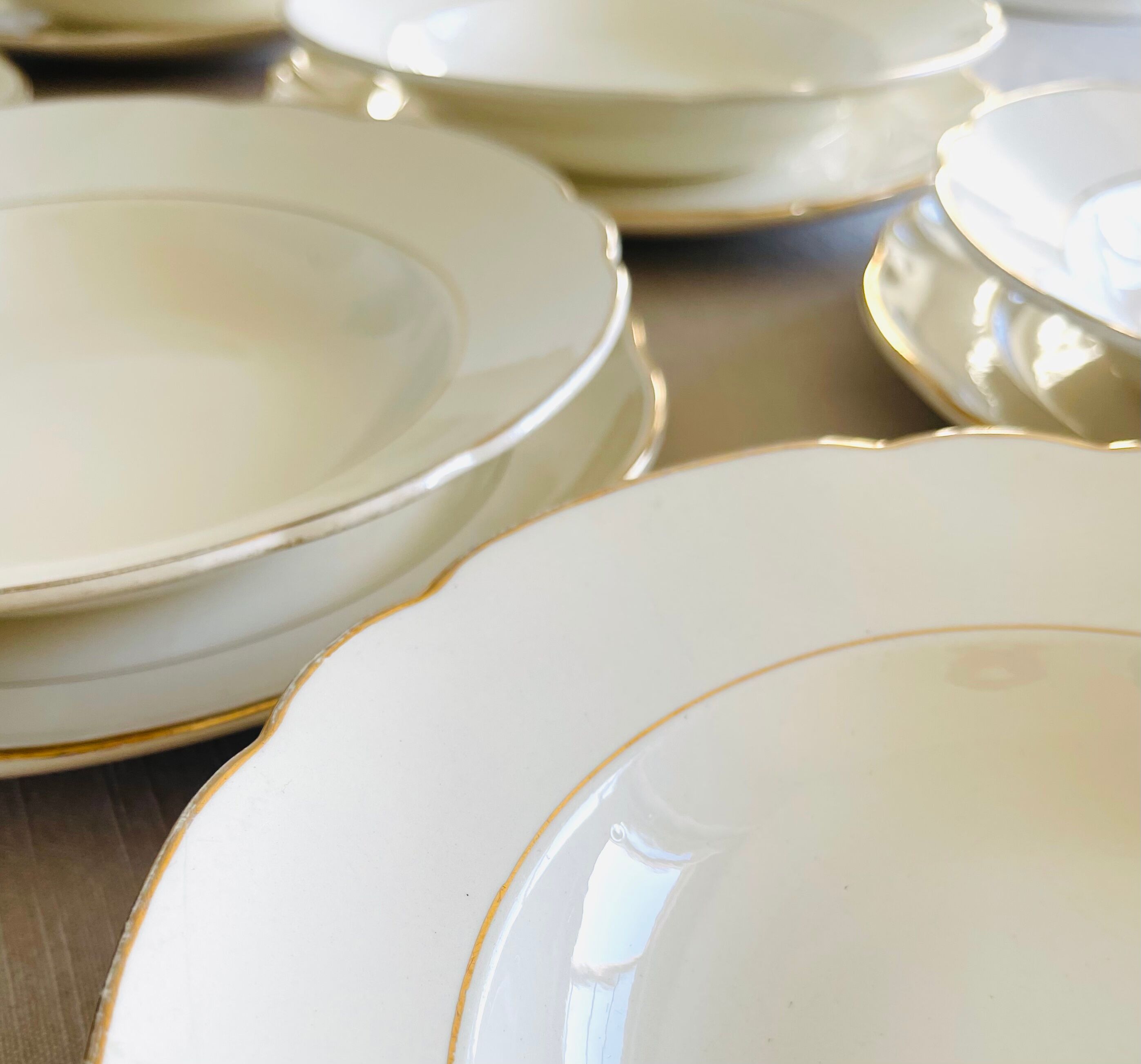 12 plates Villeroy & Boch 1950