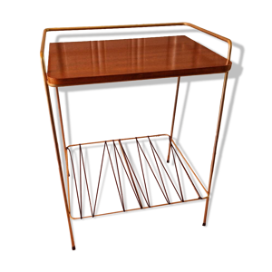 Table d'appoint en metal - scoubidou