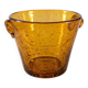 La Rochère – Amber bubble ice bucket from the 1970s