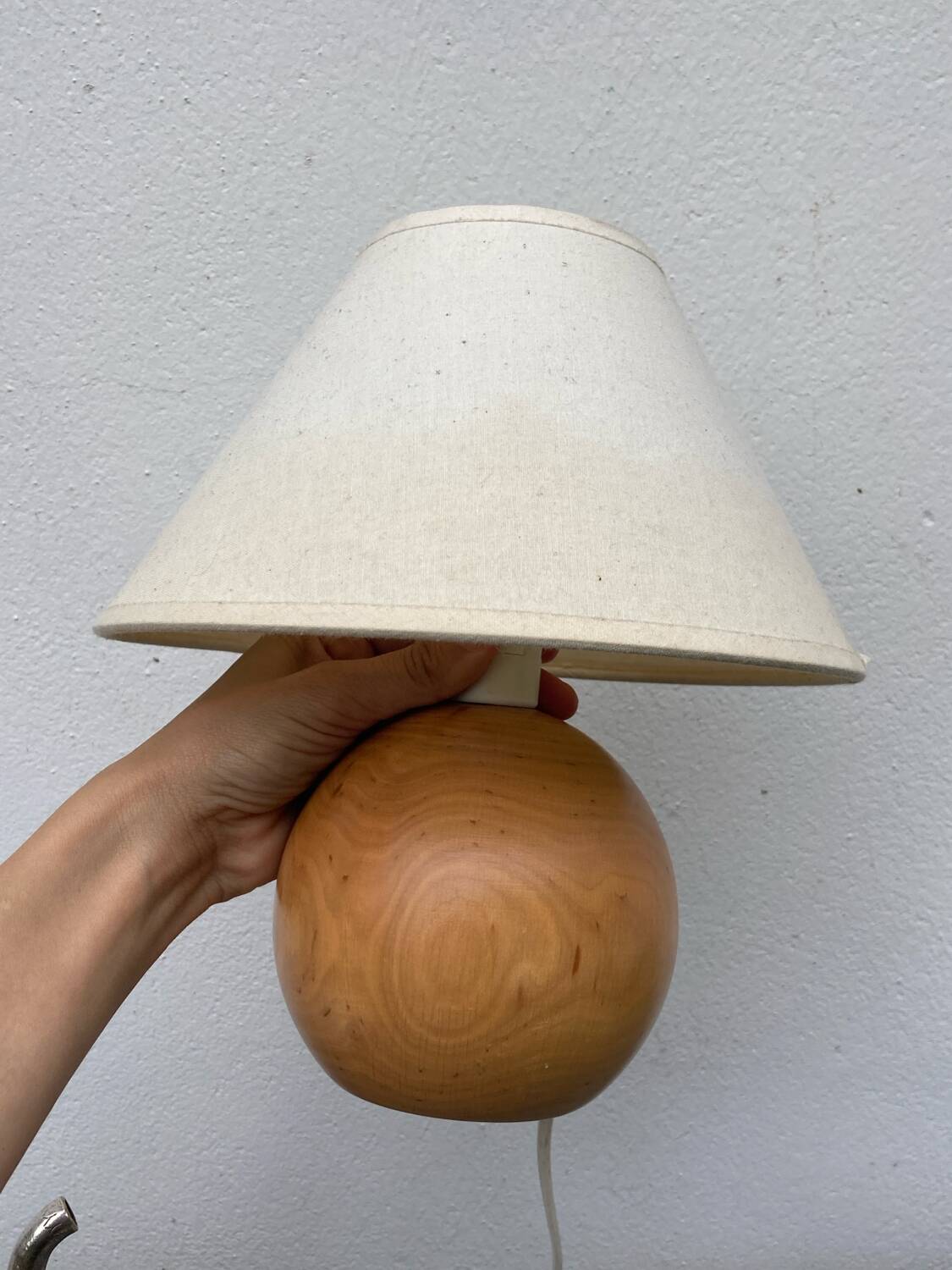 Wooden ball lamp 1990