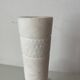 Vase soliflore en albâtre blanc